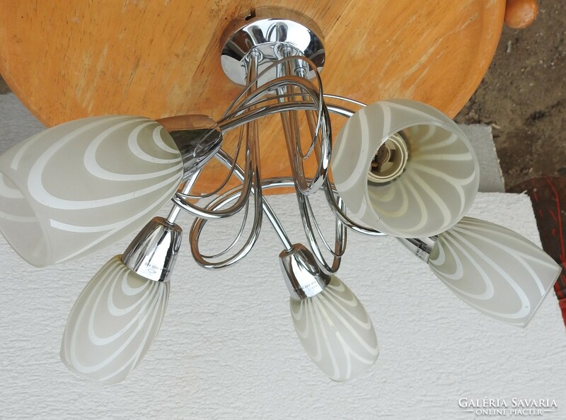 5-branch modern chandelier - lamp