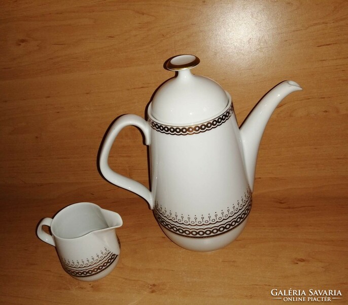 Eschenbach Bavarian porcelain tea pourer with milk spout (19/d)