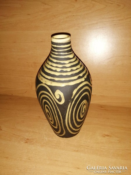 Industrial artist ceramic vase 20 cm high (2/d)