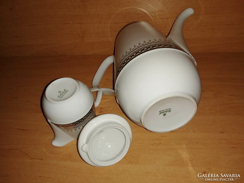 Eschenbach Bavaria porcelán tea kiöntő tej kiöntővel (19/d)