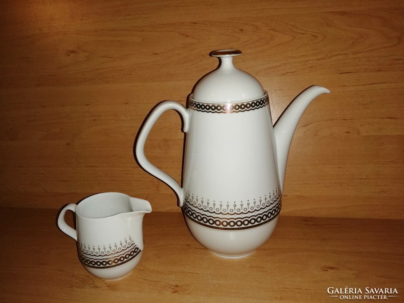 Eschenbach Bavaria porcelán tea kiöntő tej kiöntővel (19/d)