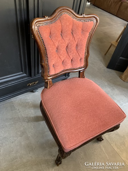 Chair neo baroque - upholstered - no armrests