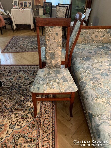 2 db gyönyörű restaurált bieder szék
