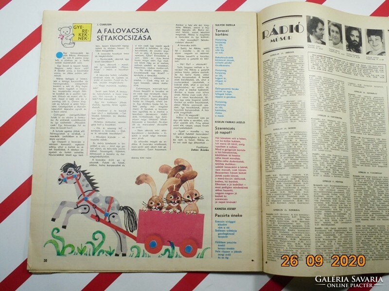 Old retro newspaper - women's magazine - April 11, 1981 - Birthday present