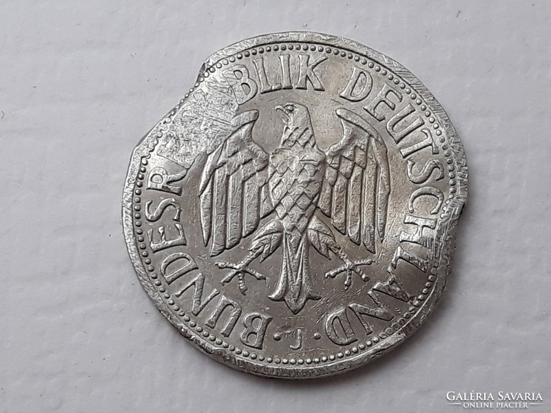Németország 1 Márka 1965 érme - Német 1 Mark 1965 külföldi pénzérme