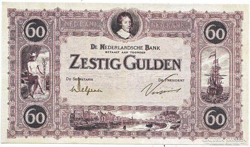 Netherlands 60 Dutch guilders 1923 replica