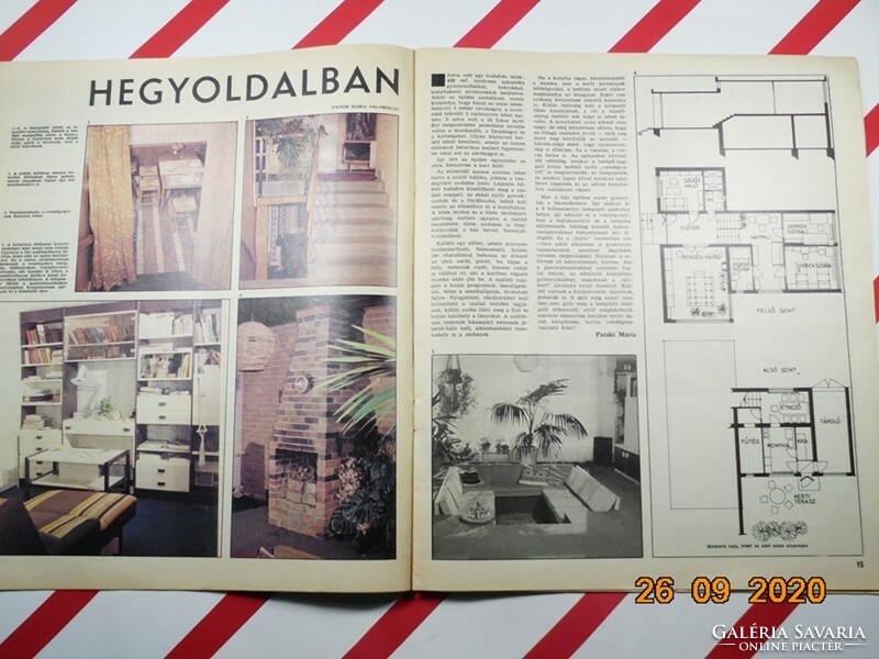Old retro newspaper - women's magazine - 1981. April 25. - Birthday present