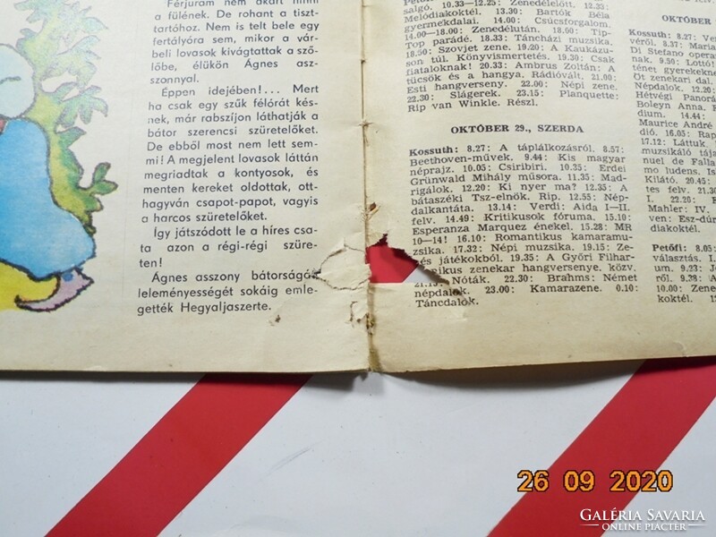 Régi retro újság - Nők lapja - 1980. október 25. - Születésnapra ajándék