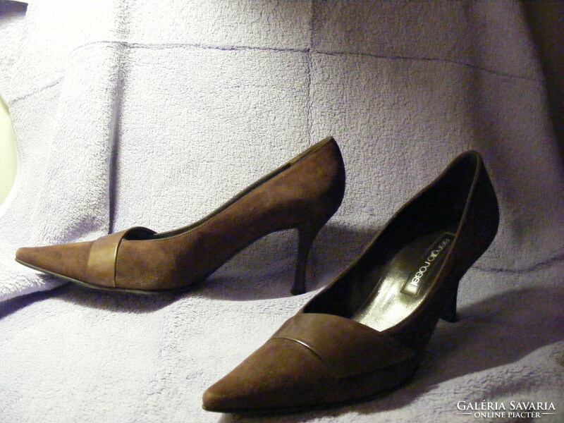 Sergio rossi size 39 quality women's suede leather shoes