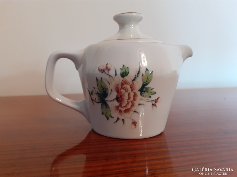 Retro Hollóházi kotyogós kávéfőző régi porcelán kiöntő