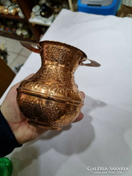 Old copper vase