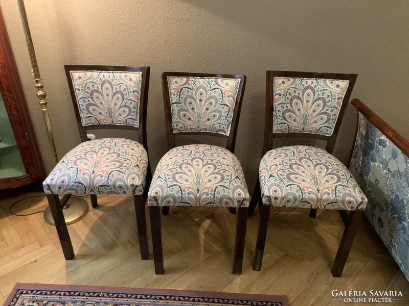 Felújított art deco székek