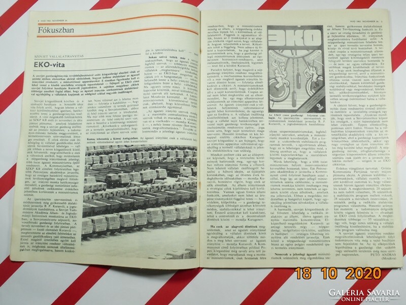 Hvg newspaper - November 26, 1983 - As a birthday present