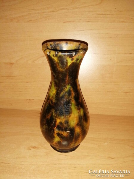 Retro kerámia váza 17 cm magas (18/d)