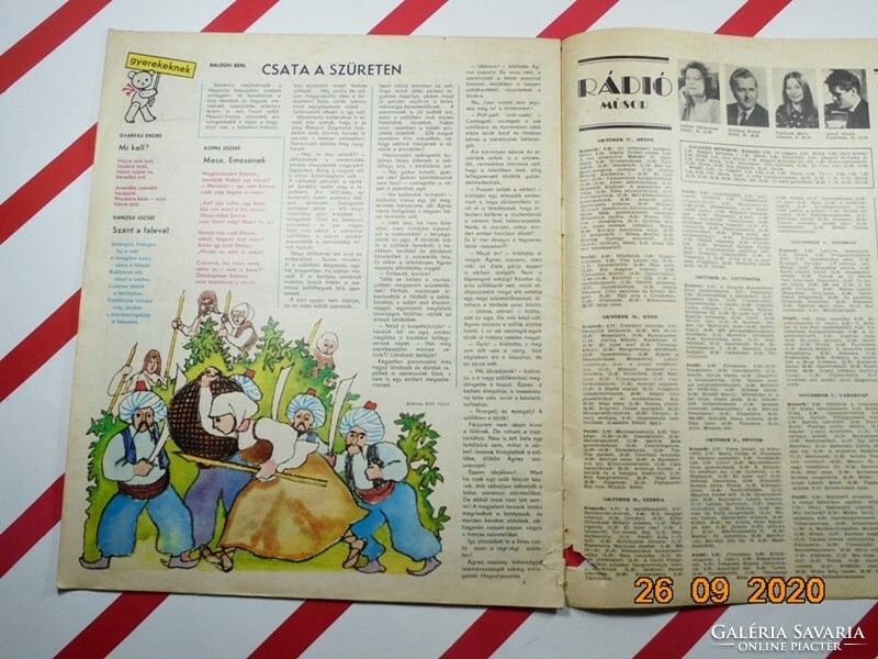 Old retro newspaper - women's magazine - October 25, 1980 - Birthday present