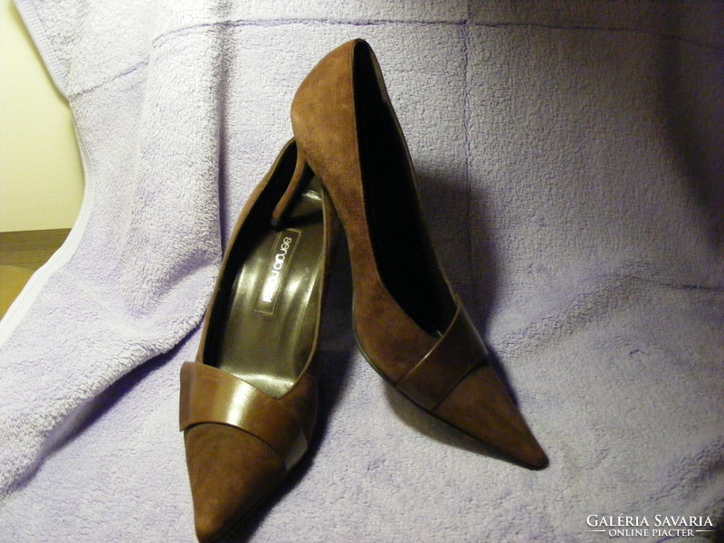 Sergio rossi size 39 quality women's suede leather shoes