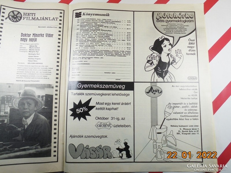 Old retro newspaper - women's magazine - October 10, 1987 - Birthday present