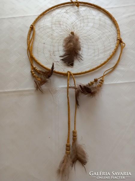 Indian leather dream catcher allom vogo large size