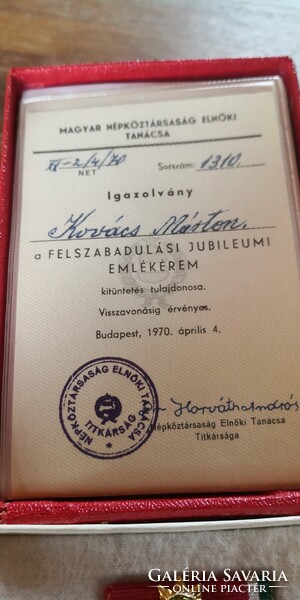 1893-as születésű Kovács Márton emlékérmei, munkakönyvei, szakszervezeti tagsági könyve