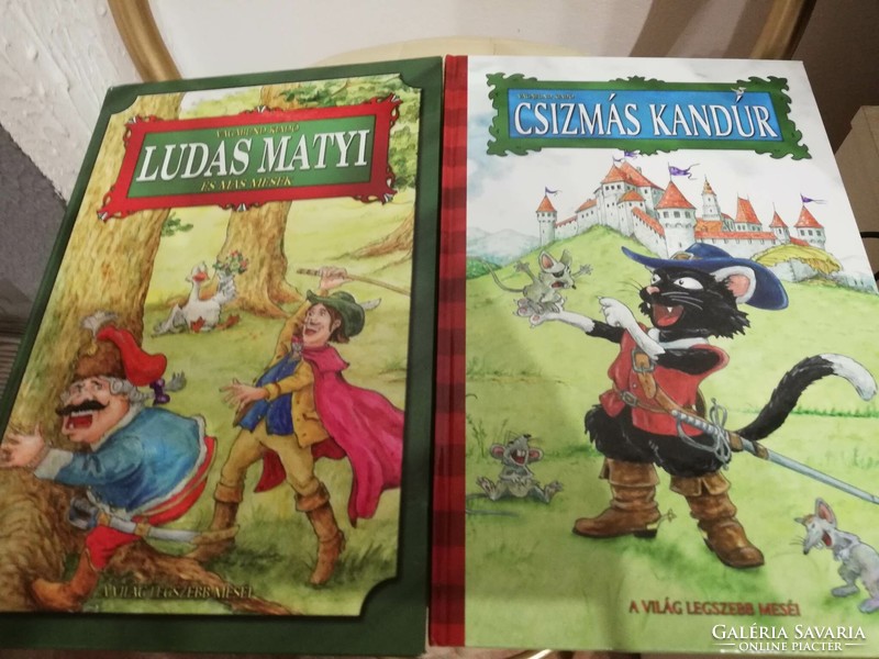 Ludas Matyi and Boots Kandúr 2 story books