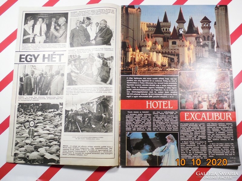 Old retro newspaper - ov country world - August 29, 1990. Xxxiv. Grade 35. Number