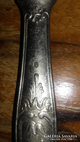 Antique silver-plated buttering knife - art&decoration