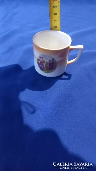 Old scenic coffee cup