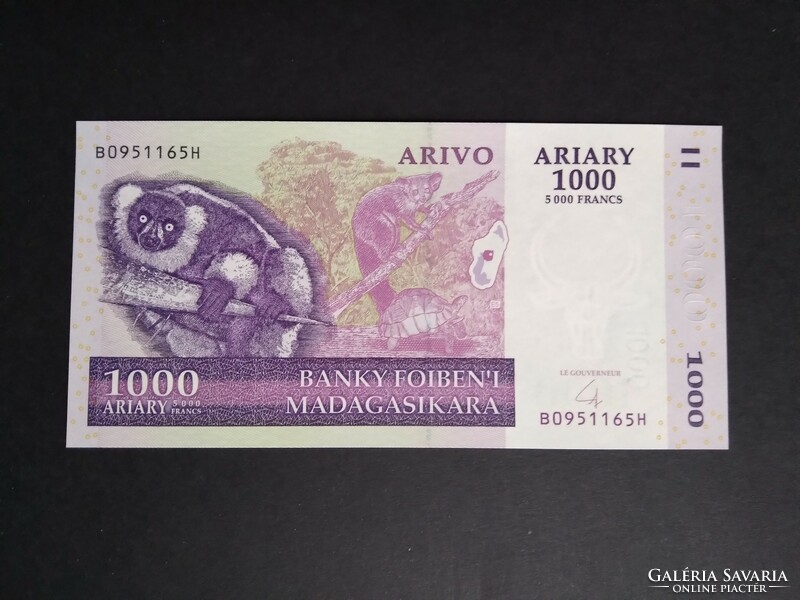 Madagaszkár 1000 Ariary/5000 Francs 2004 Unc
