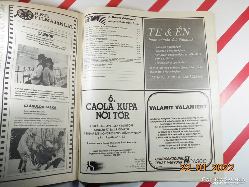 Régi retro újság - Nők lapja - 1988. január 9. - Születésnapra ajándék