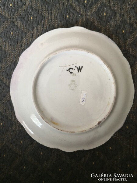 Rare Zsolnay porcelain bowl, cup base: 1925-1950.