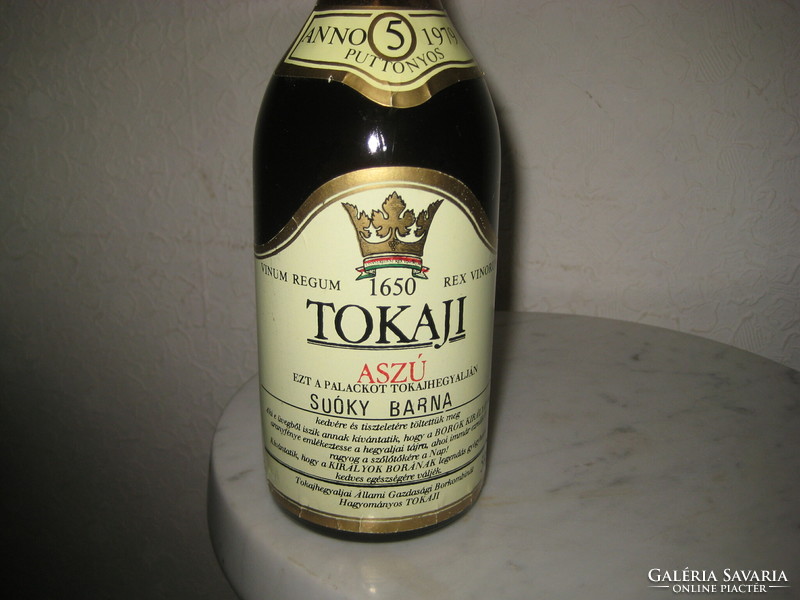 Tokaji aszú, 5 puttonyos 1979, Tokajhegyaljai state farm wine combine