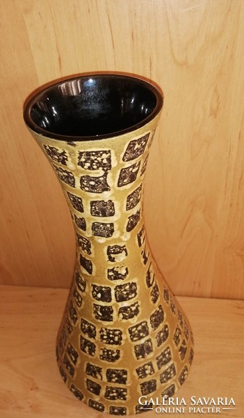 Industrial artist ceramic vase 32 cm high (fp)