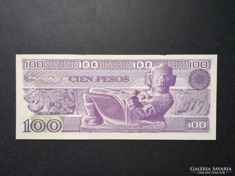 Mexikó 100 Pesos 1982 Unc
