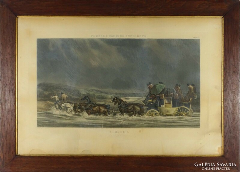 1M464 j. Harris : fores's coaching incidents 19th century antique print
