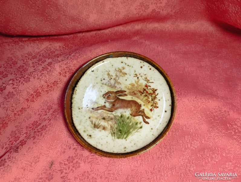Porcelain bunny bowl, plate