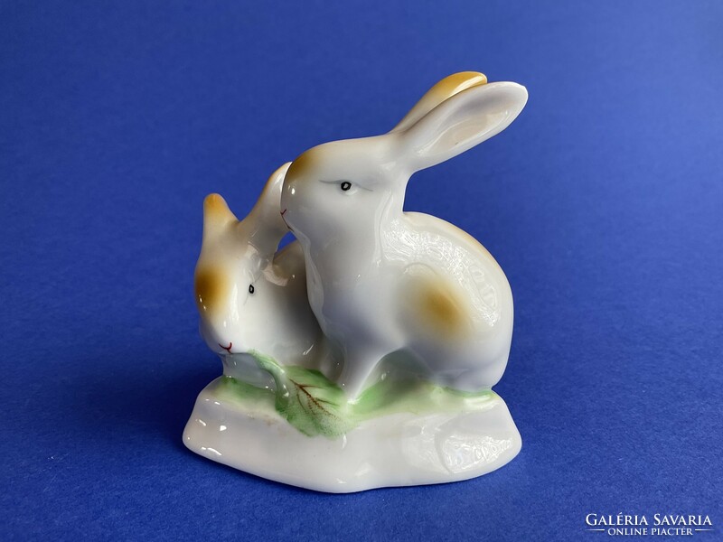 Ravenclaw display case porcelain bunny rabbit figure