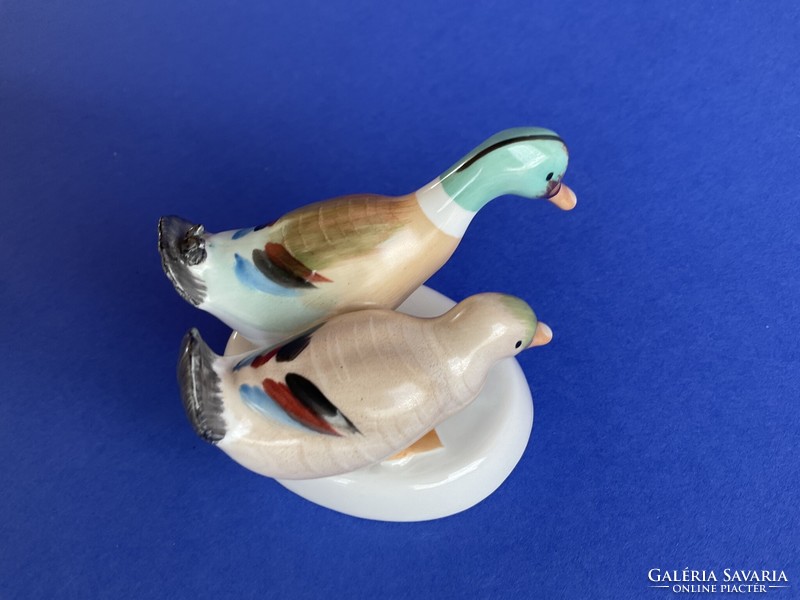 Auqincum display case porcelain duck wild ducks