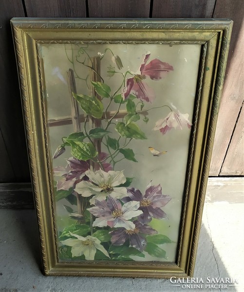 Framed floral print for sale!