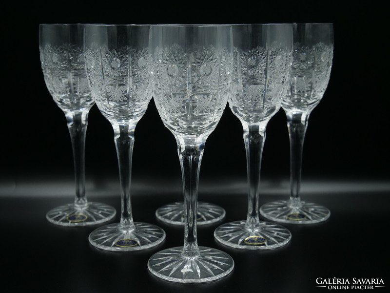 New Valaska bela set of 6 stemmed wine glasses