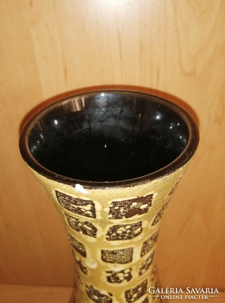 Iparművész kerámia váza 32 cm magas (fp)