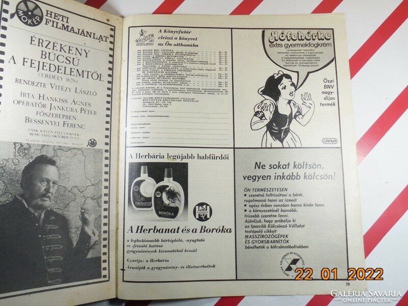 Old retro newspaper - women's magazine - October 31, 1987 - Birthday present