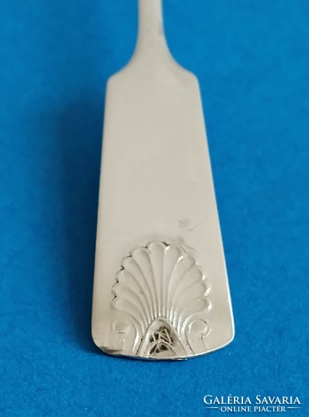 Silver art deco decorative spoon mocha spoon
