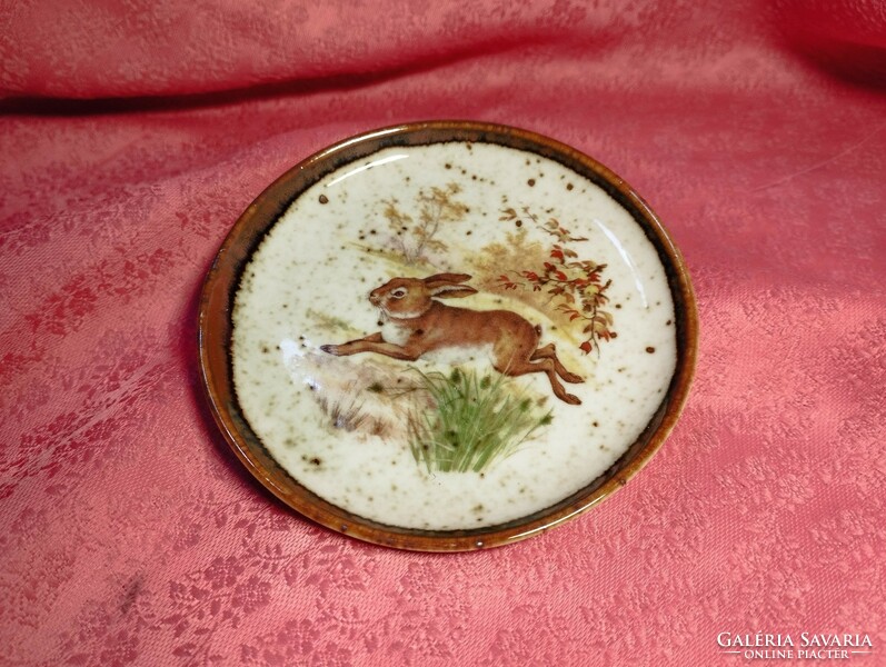 Porcelain bunny bowl, plate