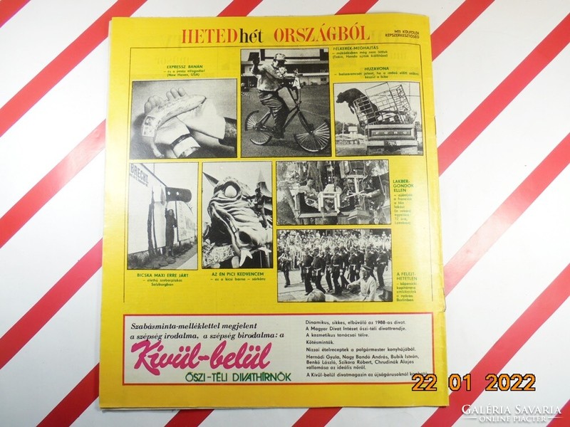Régi retro újság - Nők lapja - 1987. október 31. - Születésnapra ajándék