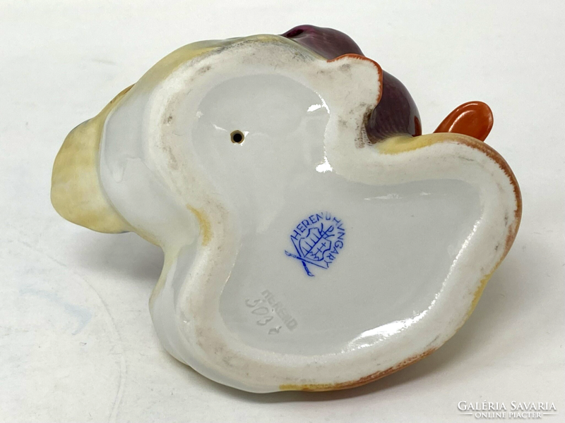 Csodás festésű élethű színű Herendi porcelán kacsapár kacsák hibátlan állapotban
