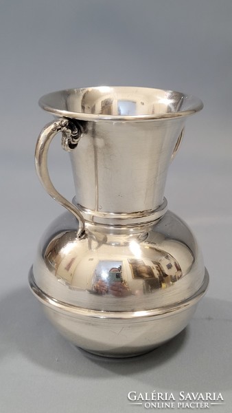 Régi ezüst kétfülű váza