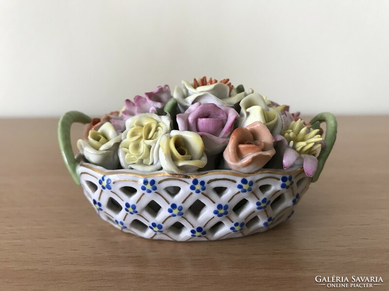 Herend flower basket