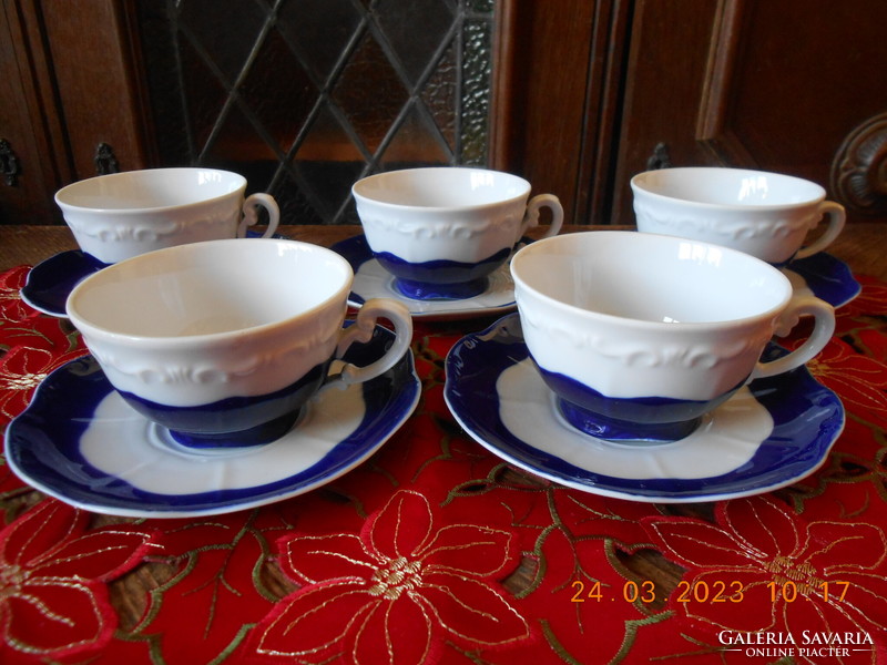 Zsolnay pompadour base glaze tea cup
