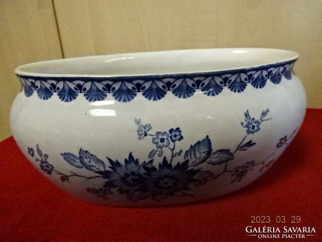 Villeroy & boch antique, German porcelain sauce bowl. Length: 22 cm. Jokai.