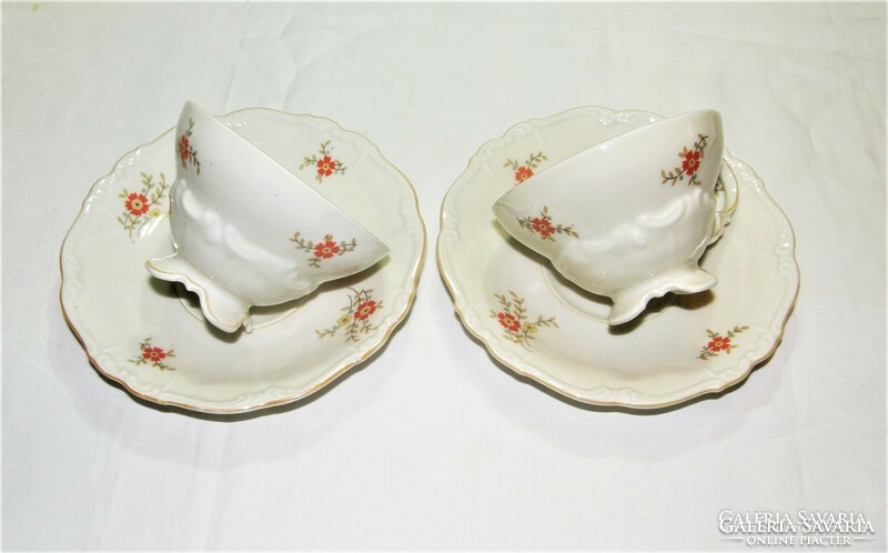 Edelstein maria theresa baroque tea set - 6 cups + saucer